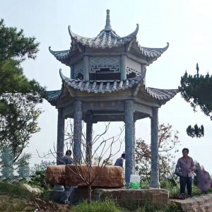 石雕涼亭