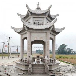 石雕涼亭
