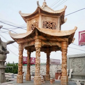 石雕涼亭