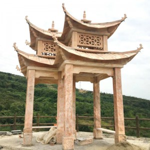 石雕涼亭