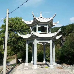 石雕涼亭