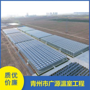 青州廣源大棚骨架加工 玻璃大棚溫室廠家直供