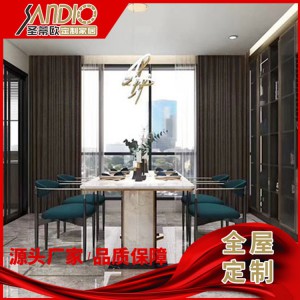 圣蒂歐定制家居 專業(yè)家具定制 酒柜 客廳柜 餐廳柜定制價(jià)格