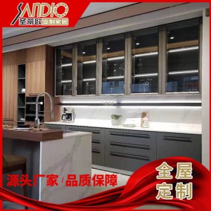 圣蒂歐定制家居 專業(yè)家具定制 酒柜 客廳柜 餐廳柜定制價(jià)格