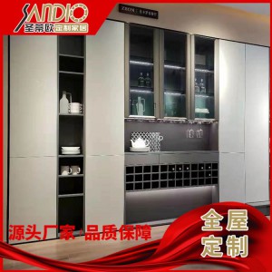 圣蒂歐定制家居 專業(yè)家具定制 酒柜 客廳柜 餐廳柜定制價(jià)格