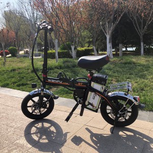 萬福神力電動折疊自行車 代駕電動自行車 小型迷你代步車 鋰電池電動車
