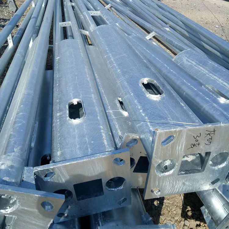 廠家直銷10米12米錐形挑臂路燈桿 小區路燈桿 高桿太陽能燈桿