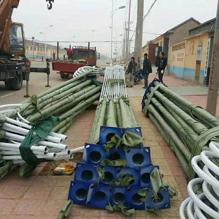 廠家直銷10米12米錐形挑臂路燈桿 小區路燈桿 高桿太陽能燈桿