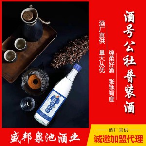 酒號公社普裝酒 白酒代理招商 盛邦泉池酒業(yè) 代理價格面議