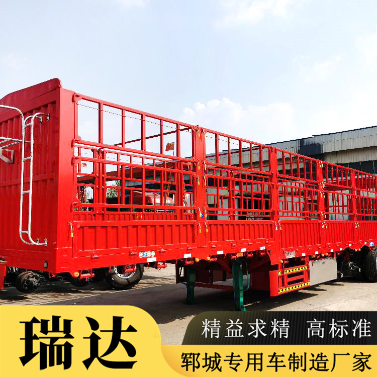 大型倉欄車銷售 菏澤13米倉欄車生產(chǎn)廠家 支持定制