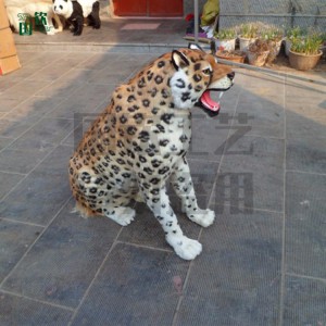 仿真金錢豹 獵豹 仿真皮毛動物設計定做 各種大中小均可