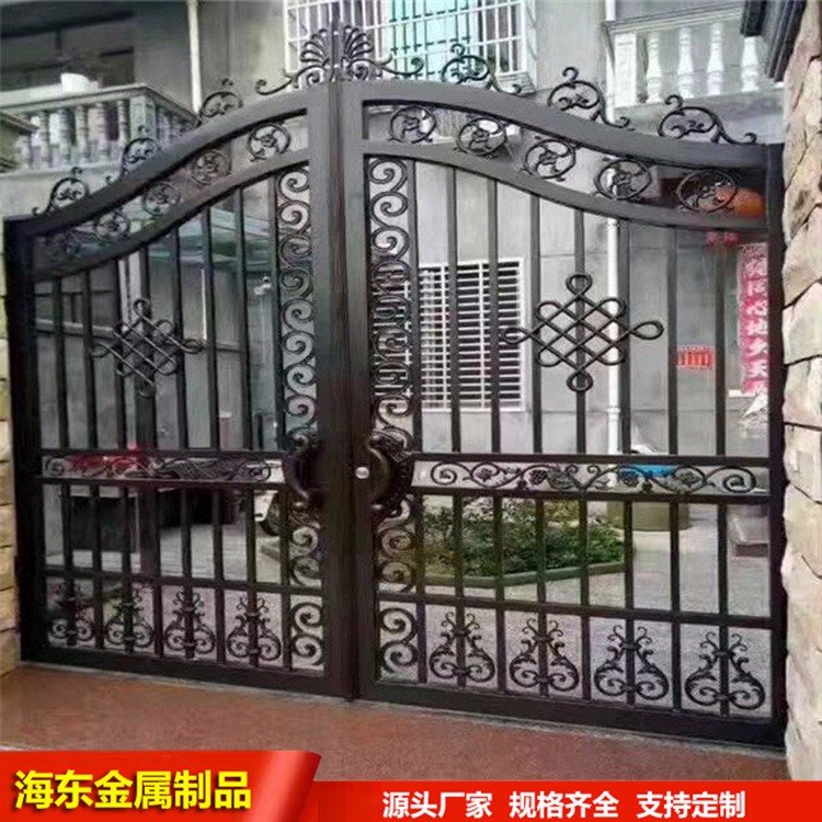 鐵藝大門別墅小區(qū)入戶大門 廠區(qū)鑄鐵大門 多種款式