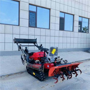 乘坐施肥旋耕機(jī) 自走履帶田園管理機(jī) 蘋果園開溝施肥機(jī)