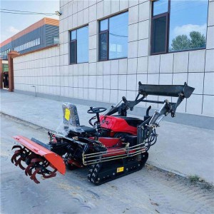 乘坐施肥旋耕機(jī) 自走履帶田園管理機(jī) 蘋果園開溝施肥機(jī)