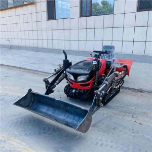 乘坐施肥旋耕機(jī) 自走履帶田園管理機(jī) 蘋果園開溝施肥機(jī)