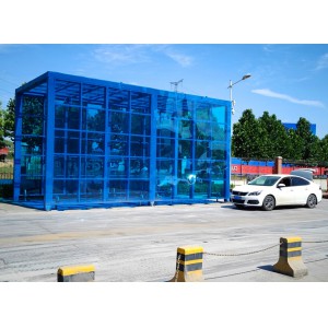 車輛通過式全封閉洗車臺 中京環(huán)保科技 噴頭擺動清洗