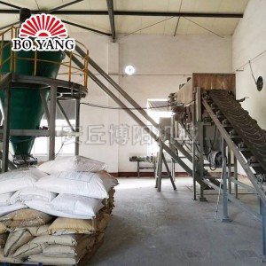 博陽機械自動拆包機   配套管鏈輸送機上料  無塵拆袋卸料站非標定制