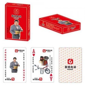 汽車宣傳銷售撲克印刷 摩托車宣傳供應(yīng)撲克生產(chǎn)