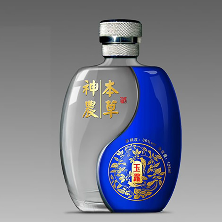 果酒瓶密封玻璃小酒瓶  175ml桂花釀透明玻璃酒瓶